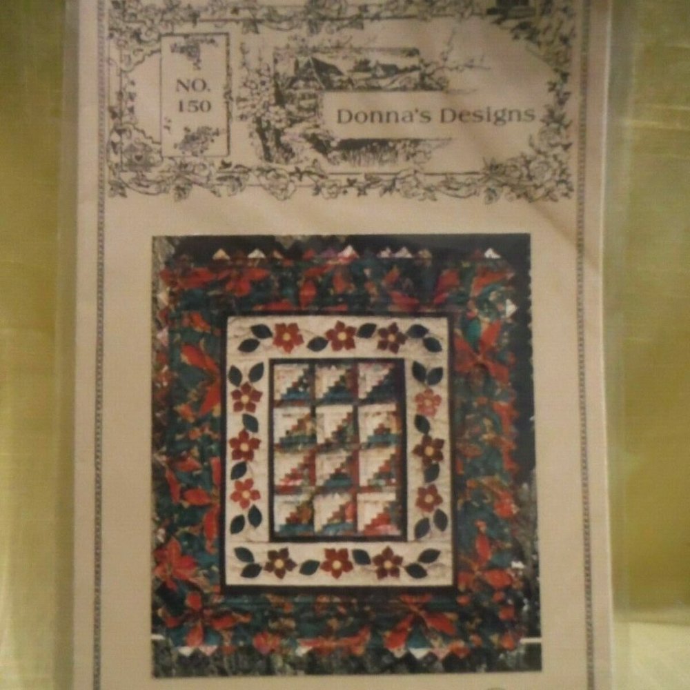 DONNA'S DESIGNS #150 ATTIC WINDOWS HANGING QUILT PATTERN